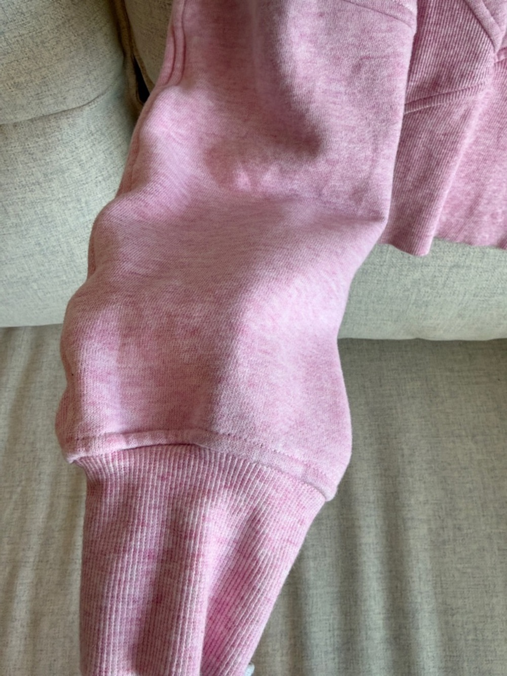 lululemon athletica Scuba Heathered VitaPink Half-Zip Pullover Sweatshirt - Picture 3 of 8